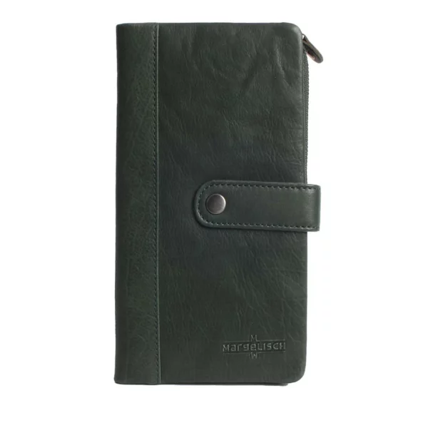 Porte-monnaie en cuir RFID New York 2A Vert