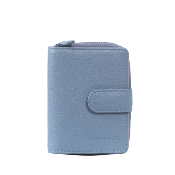 RFID-Leder Geldbörse Oslo 1 - Himmelblau