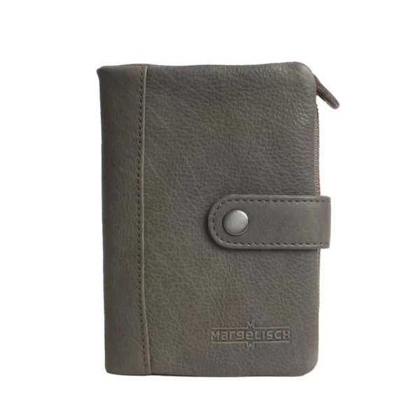 RFID-Leder Geldbörse Oxford 1A - Grau