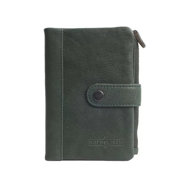 RFID-Leder Geldbörse Oxford 1A - Grün