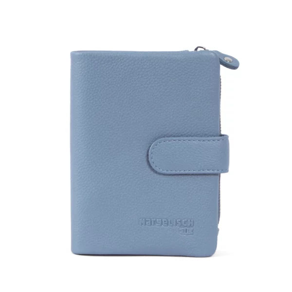 RFID-Leder Geldbörse Oxford 3 - Himmelblau
