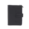 Margelisch RFID-Leder Geldbörse Oxford 3 Schwarz | One Horizon