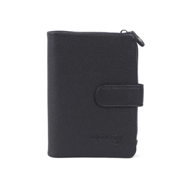 RFID-Leder Geldbörse Oxford 3 - Schwarz