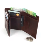 Margelisch RFID-Leder Geldbörse Tokyo 2 Braun, Detailansicht 2 | One Horizon