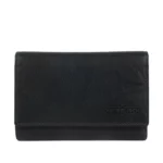 RFID leather wallet Vienna 1 Steel blue