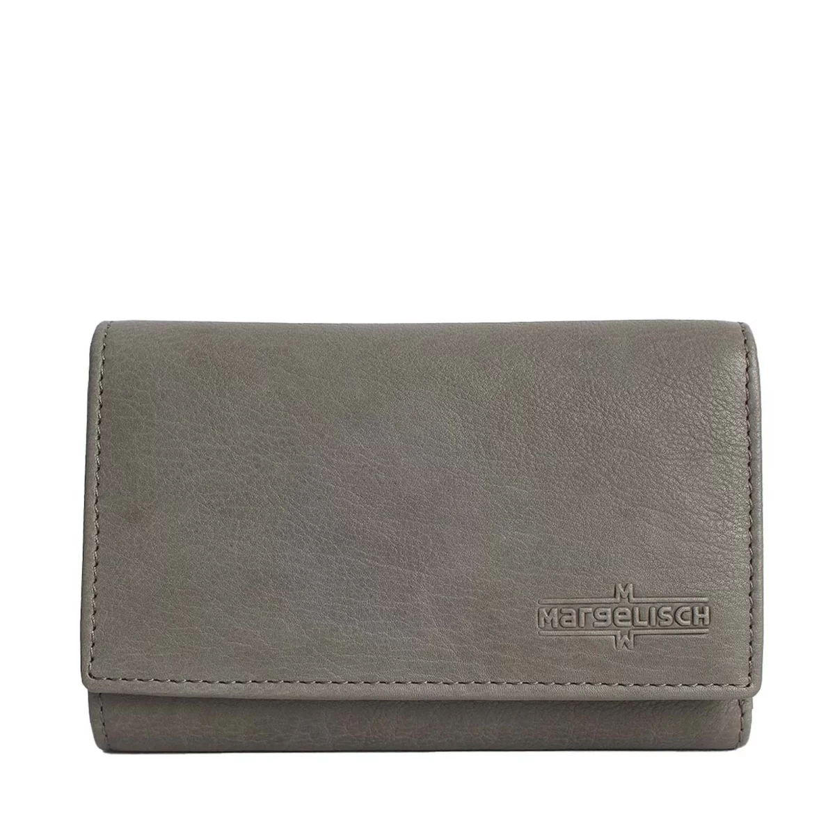 Porte-monnaie en cuir RFID Vienne 1A Gris