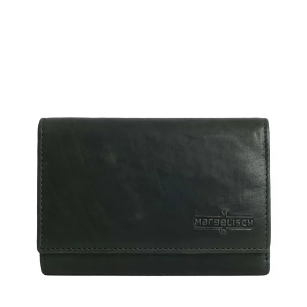 Porte-monnaie en cuir RFID Vienne 1A Vert