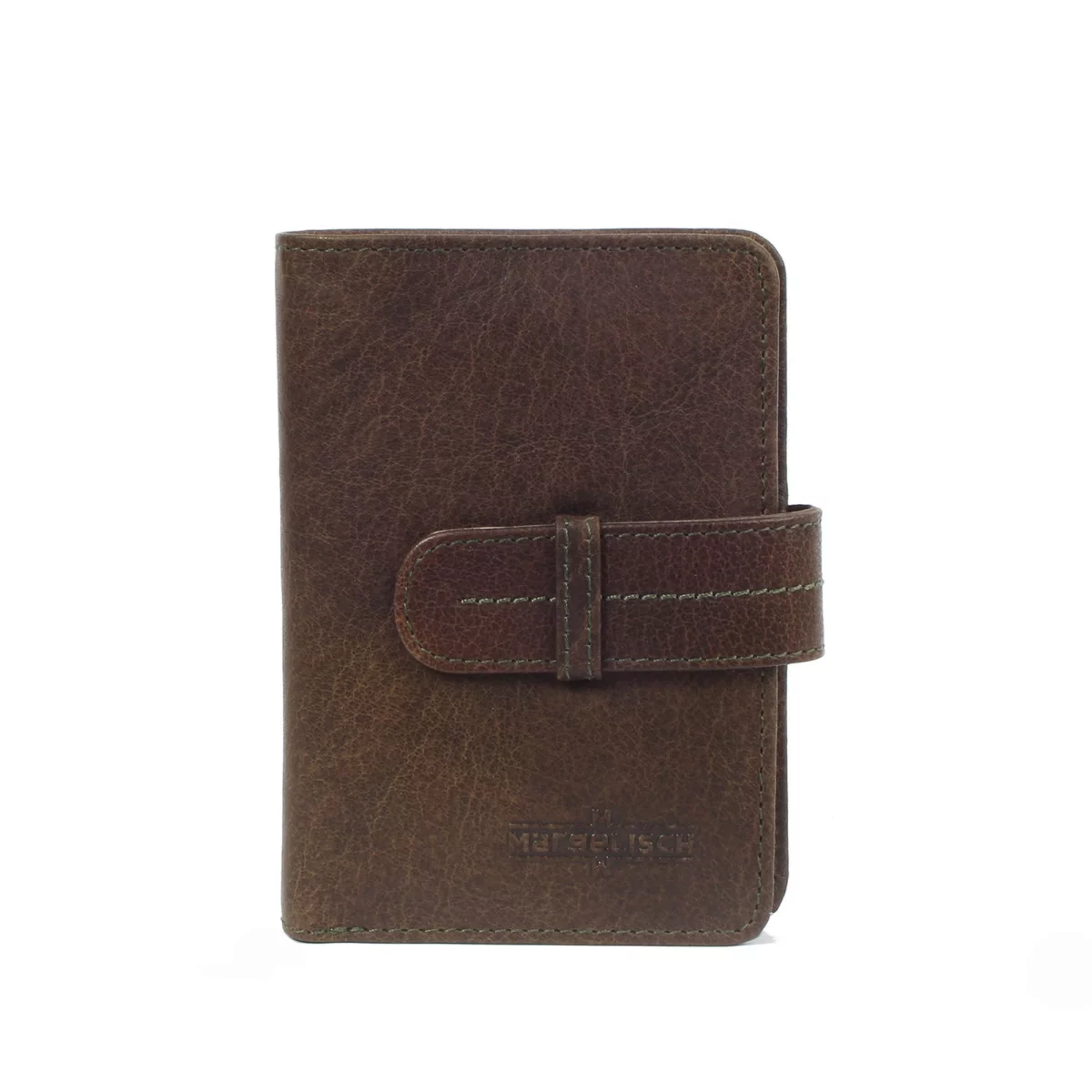 Porte-monnaie en cuir RFID Zurich 1 Olive