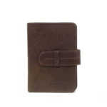 Porte-monnaie en cuir RFID Zurich 1 Olive