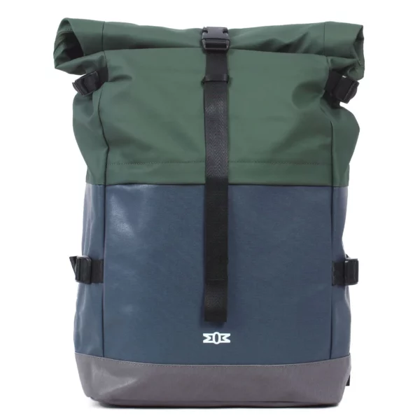 Rolltop-Rucksack Terem-001 - Petrol-Dunkelgrün