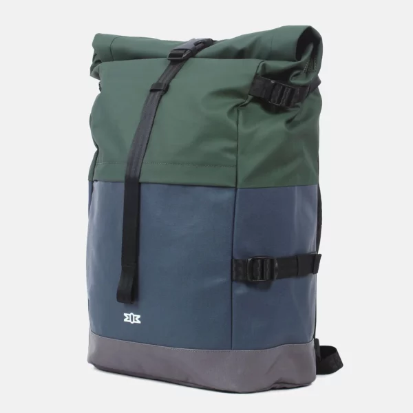 Margelisch Rolltop-Rucksack Terem-001 Petrol-Dunkelgrün, Detailansicht 2 | One Horizon