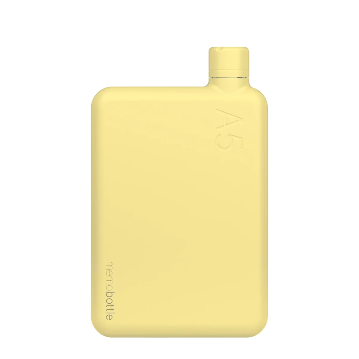 Memobottle A5 stainless steel Butter yellow