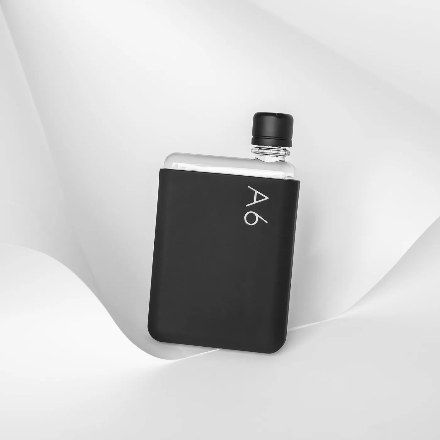Memobottle A6 with a black silicone case