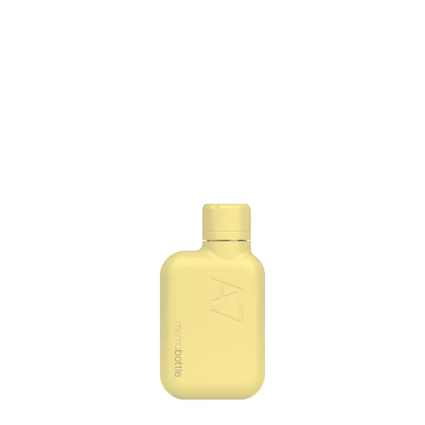 Memobottle A7 Edelstahl - Buttergelb