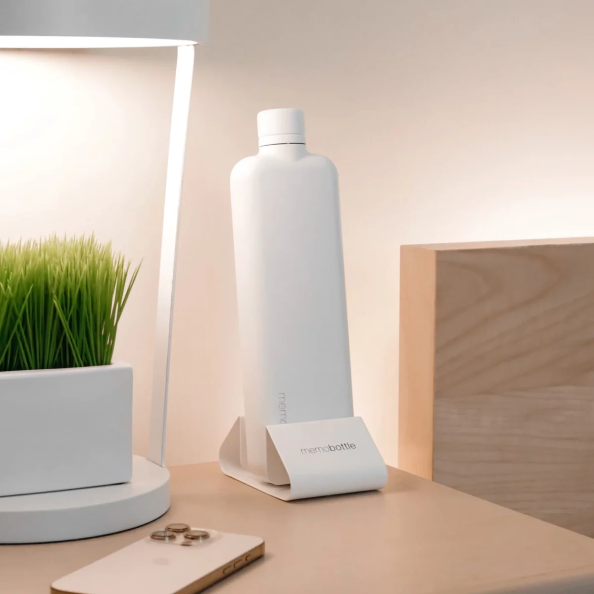 Memobottle Memobottle Halter Universal Weiss, Detailansicht 2 | One Horizon