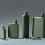 Memobottle Memobottle Slim Edelstahl Pistazie, Detailansicht 5 | One Horizon