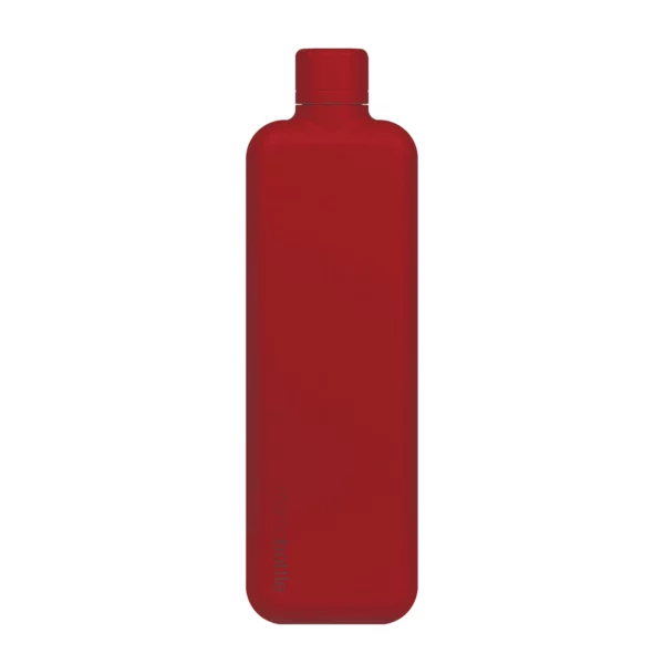 Memobottle Slim Acier inoxydable - Rouge