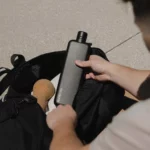 Memobottle Memobottle Slim Edelstahl Schwarz, Detailansicht 3 | One Horizon