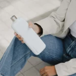 Memobottle Memobottle Slim Edelstahl Weiss, Detailansicht 4 | One Horizon