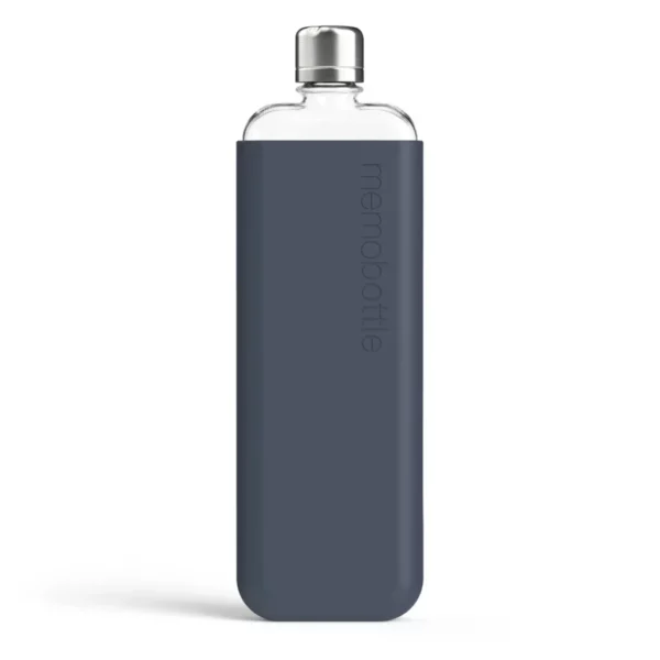 Memobottle Slim étui en silicone - Bleu nuit