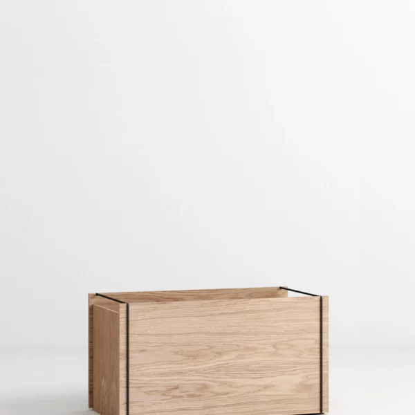 Moebe Storage Box Geräucherte Eiche / Schwarz, Detailansicht 2 | One Horizon