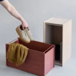Moebe Storage Box Geräucherte Eiche / Schwarz, Detailansicht 3 | One Horizon