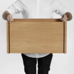 Moebe Storage Box Geräucherte Eiche / Schwarz, Detailansicht 7 | One Horizon