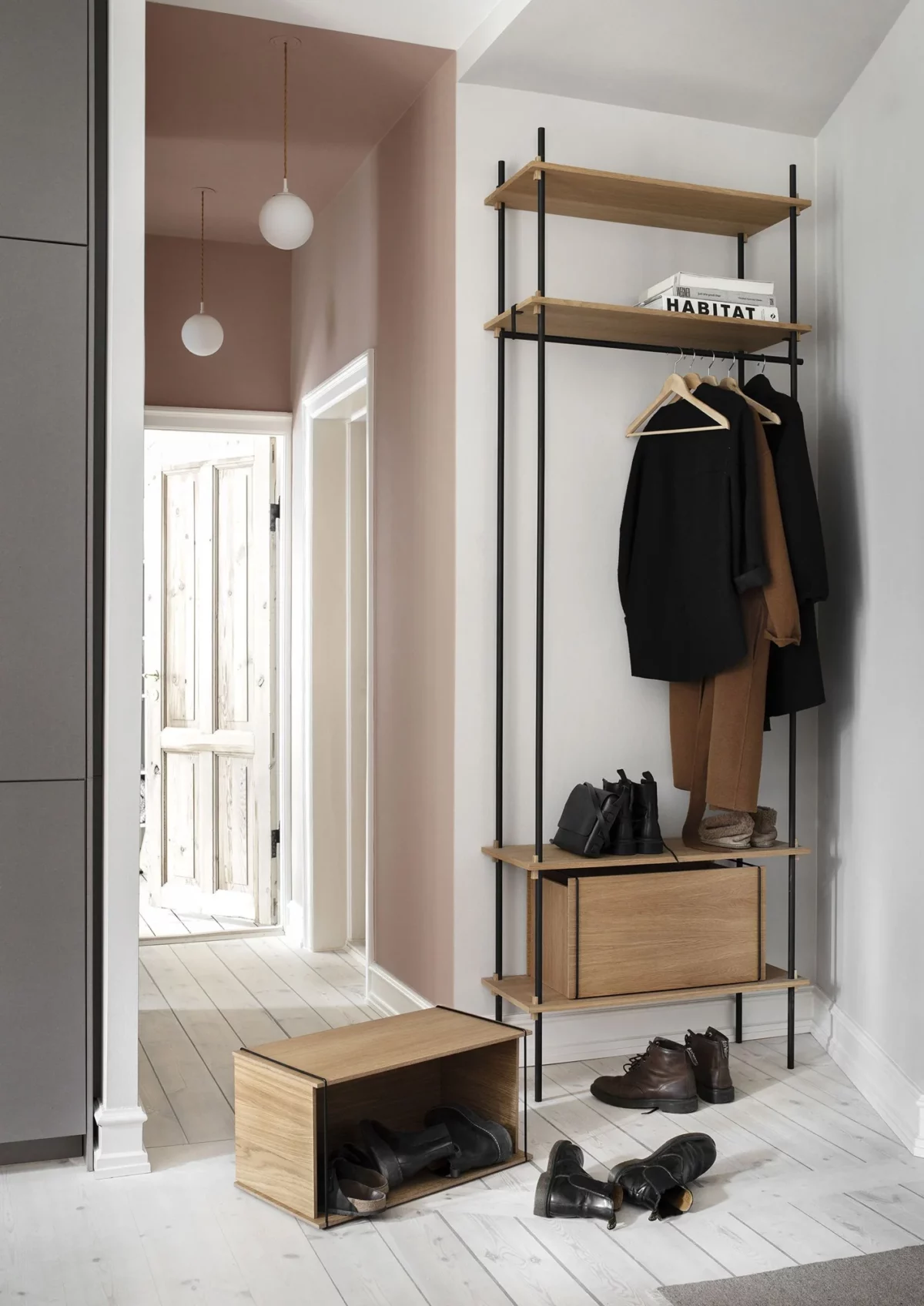 Moebe Storage Box Geräucherte Eiche / Schwarz, Detailansicht 9 | One Horizon