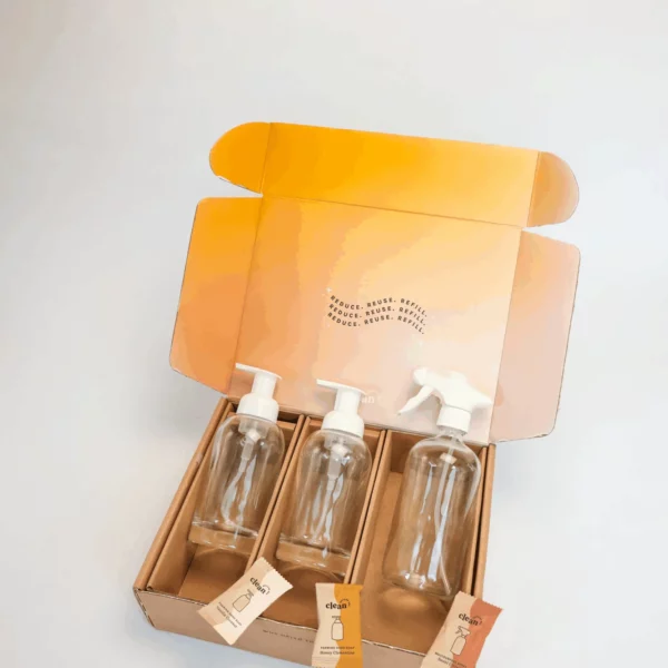 Refillable Cleaning Starter Kit