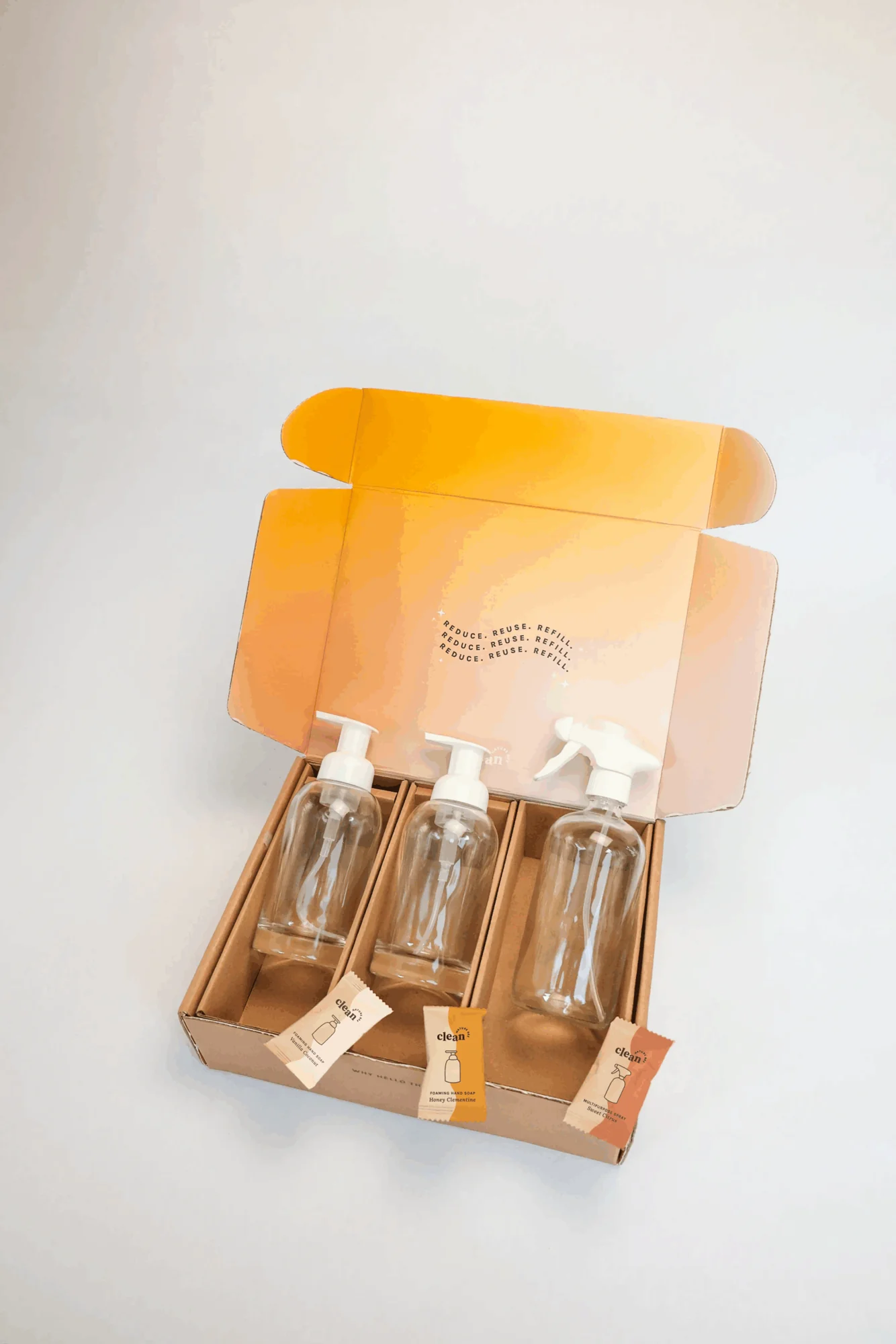 Refillable Cleaning Starter Kit