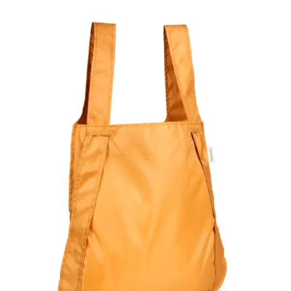 Sac à dos et sac de courses 2 en 1 – Recyclé - Moutarde