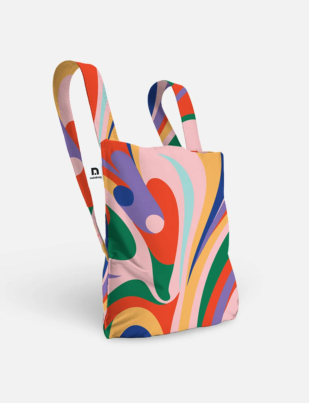 Notabag 2-in-1 Rucksack und Einkaufstasche – Artist Edition Flow, Detailansicht 3 | One Horizon