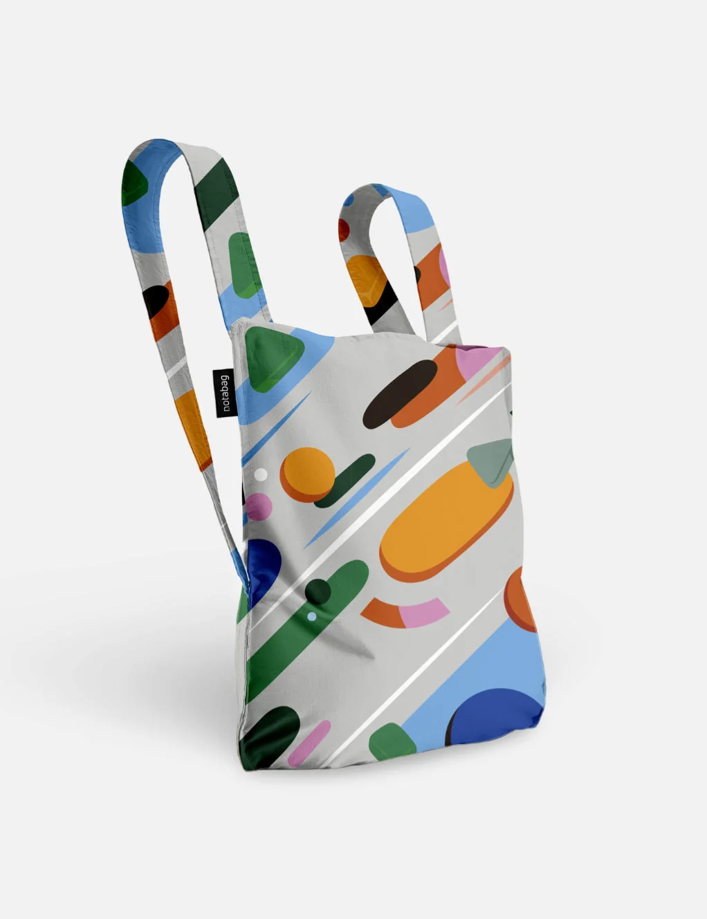 Notabag 2-in-1 Rucksack und Einkaufstasche – Artist Edition Fruit Salad, Detailansicht 3 | One Horizon