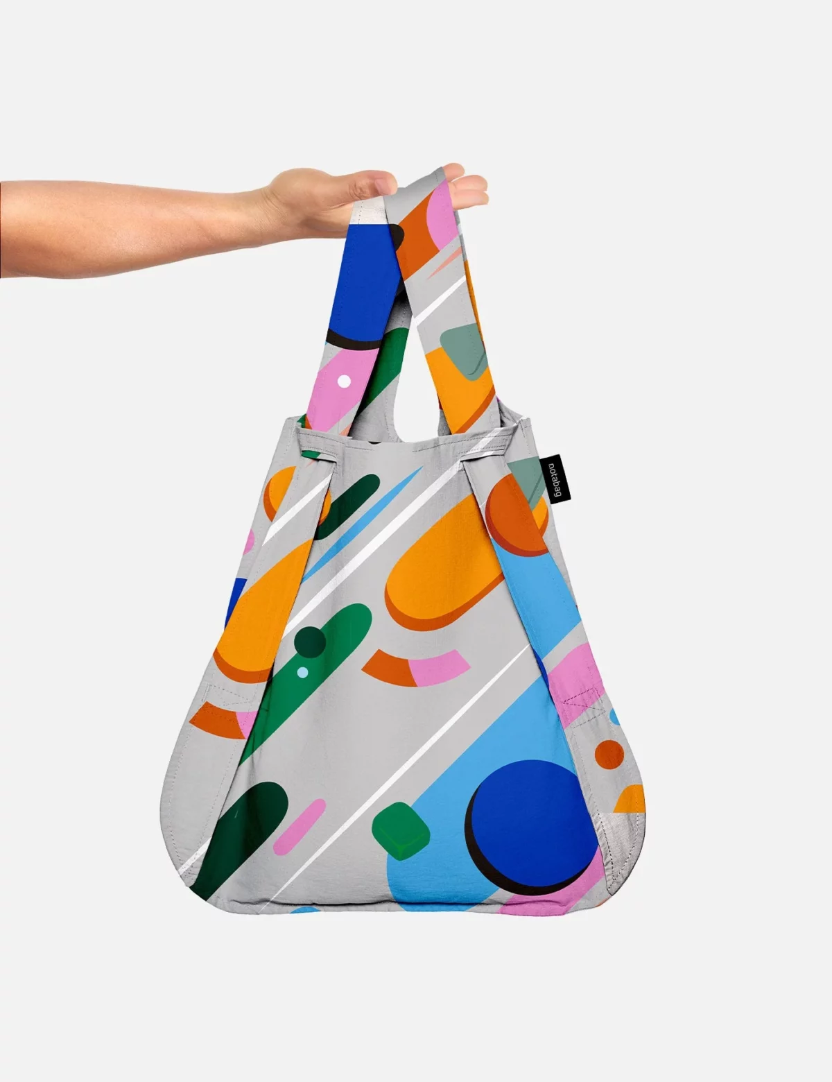 Notabag 2-in-1 Rucksack und Einkaufstasche – Artist Edition Fruit Salad, Detailansicht 5 | One Horizon