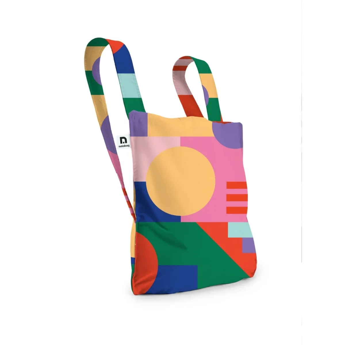 Notabag 2-in-1 Rucksack und Einkaufstasche – Artist Edition Geoplay, Detailansicht 10 | One Horizon