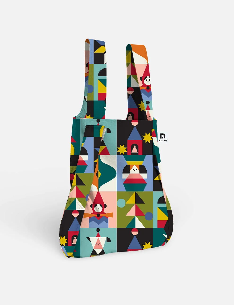 Notabag 2-in-1 Rucksack und Einkaufstasche – Artist Edition Judit Canela Playground | One Horizon