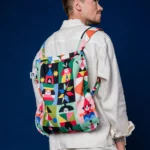 Notabag 2-in-1 Rucksack und Einkaufstasche – Artist Edition Judit Canela Playground, Detailansicht 4 | One Horizon