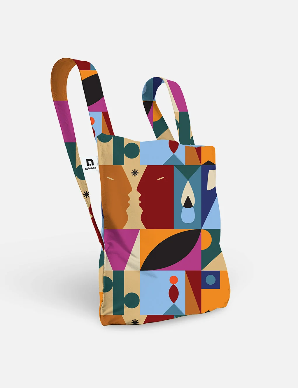 Notabag 2-in-1 Rucksack und Einkaufstasche – Artist Edition Judit Canela Roots, Detailansicht 3 | One Horizon