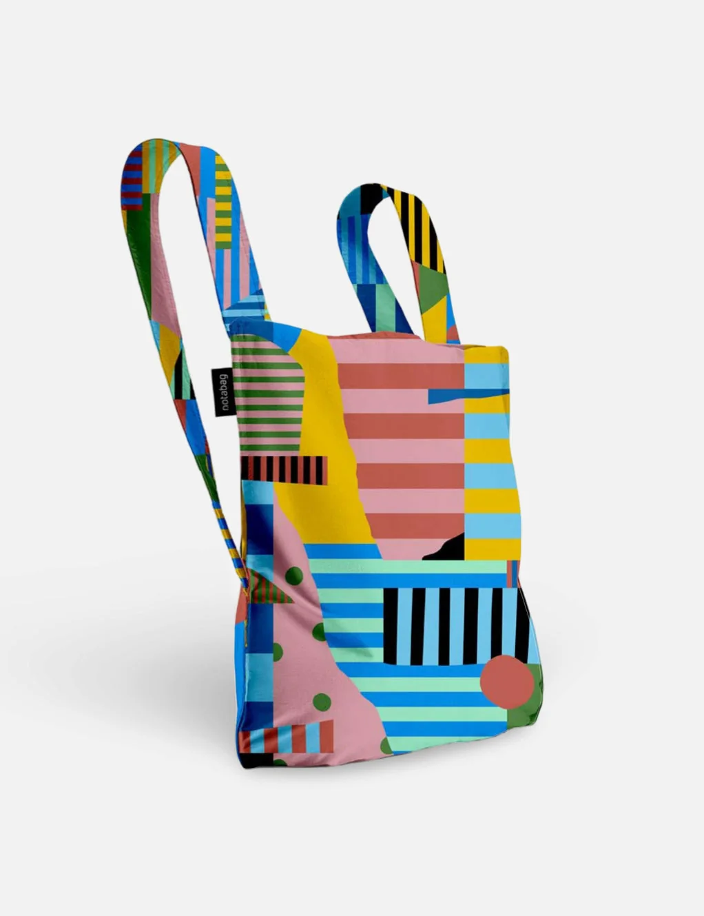 Notabag 2-in-1 Rucksack und Einkaufstasche – Artist Edition Mireia Collection – Landscape, Detailansicht 3 | One Horizon