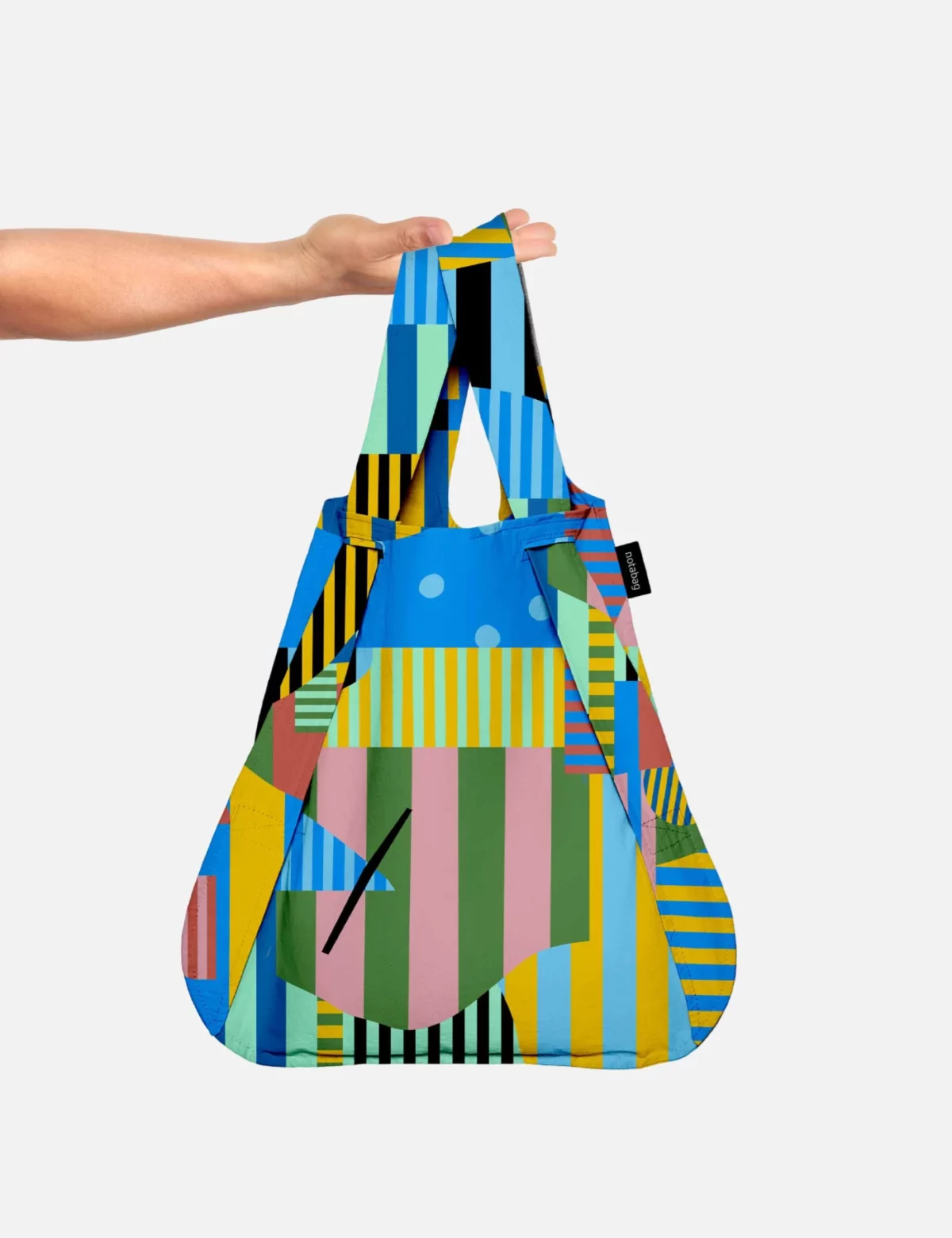 Notabag 2-in-1 Rucksack und Einkaufstasche – Artist Edition Mireia Collection – Landscape, Detailansicht 5 | One Horizon