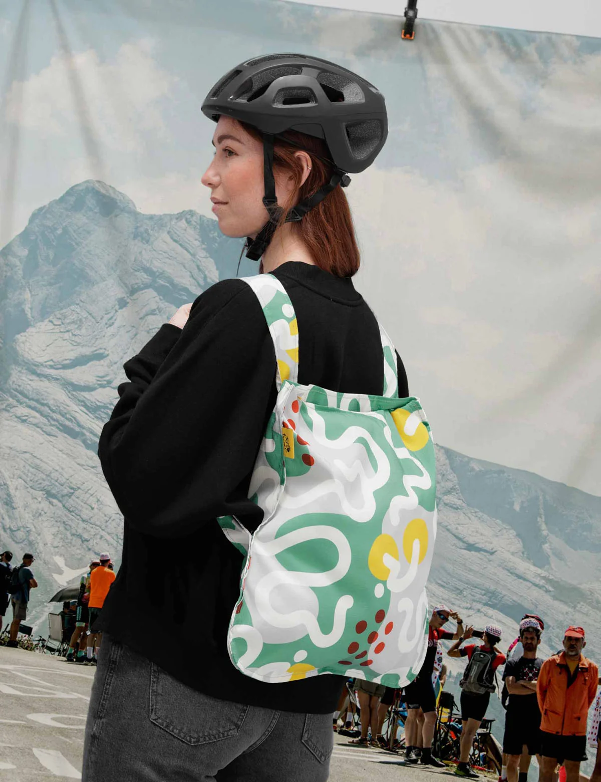 Notabag 2-in-1 Rucksack und Einkaufstasche – Artist Edition Tour de France, Detailansicht 3 | One Horizon