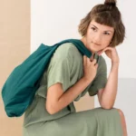 Notabag 2-in-1 Rucksack und Einkaufstasche – Uni Forest Green, Detailansicht 4 | One Horizon