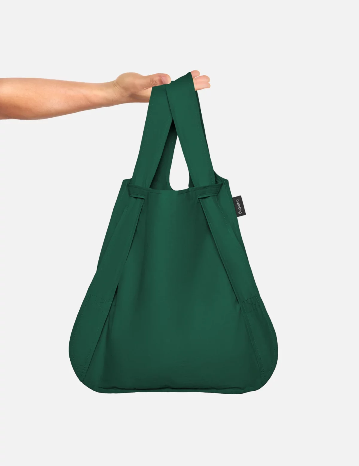 Notabag 2-in-1 Rucksack und Einkaufstasche – Uni Forest Green, Detailansicht 5 | One Horizon