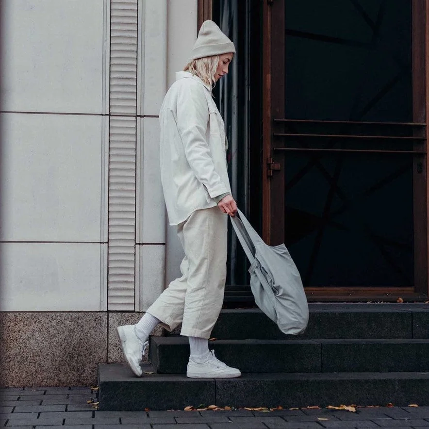 Notabag 2-in-1 Rucksack und Einkaufstasche – Uni Grey, Detailansicht 8 | One Horizon