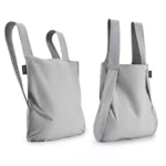 Notabag 2-in-1 Rucksack und Einkaufstasche – Uni Grey, Detailansicht 9 | One Horizon