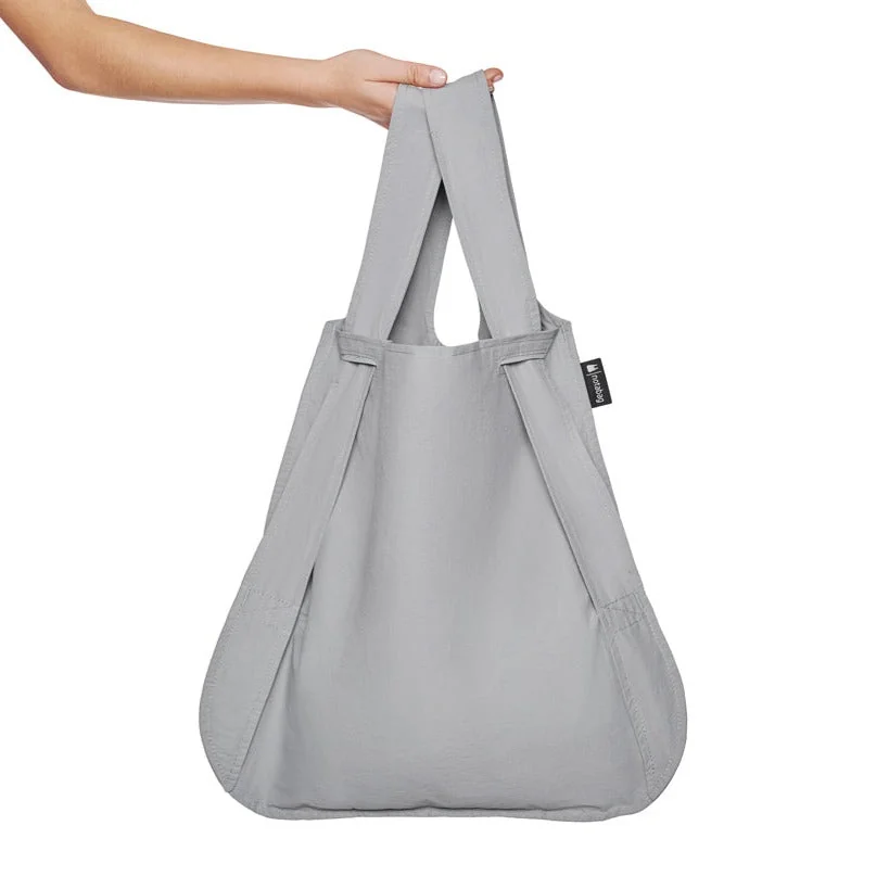 Notabag 2-in-1 Rucksack und Einkaufstasche – Uni Grey, Detailansicht 11 | One Horizon