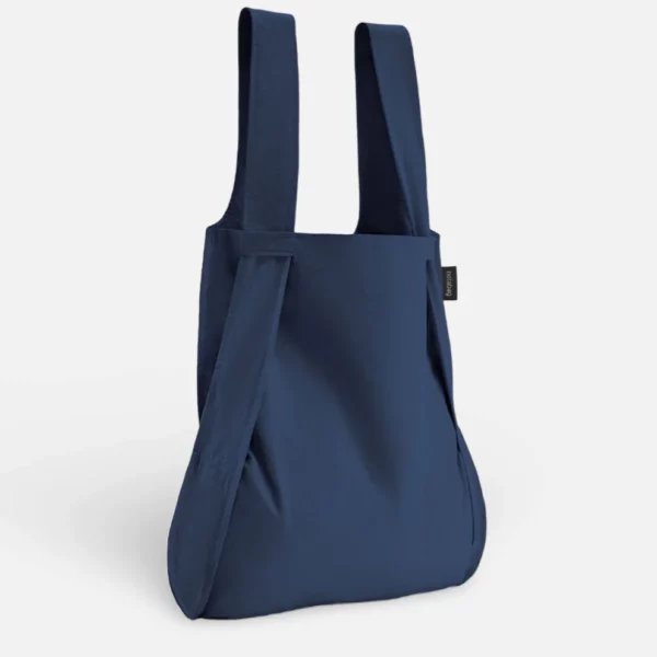 2-in-1 Rucksack und Einkaufstasche – Uni - Navy Blue