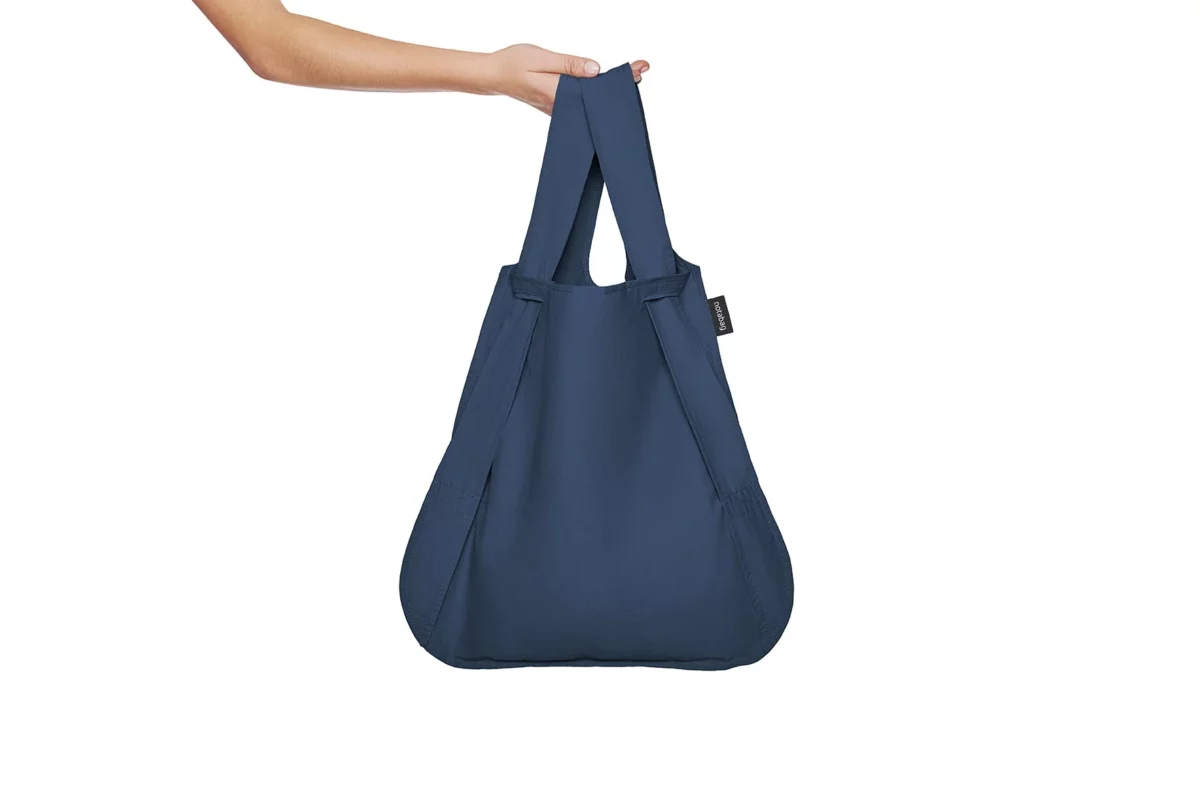 Notabag 2-in-1 Rucksack und Einkaufstasche – Uni Navy Blue, Detailansicht 9 | One Horizon