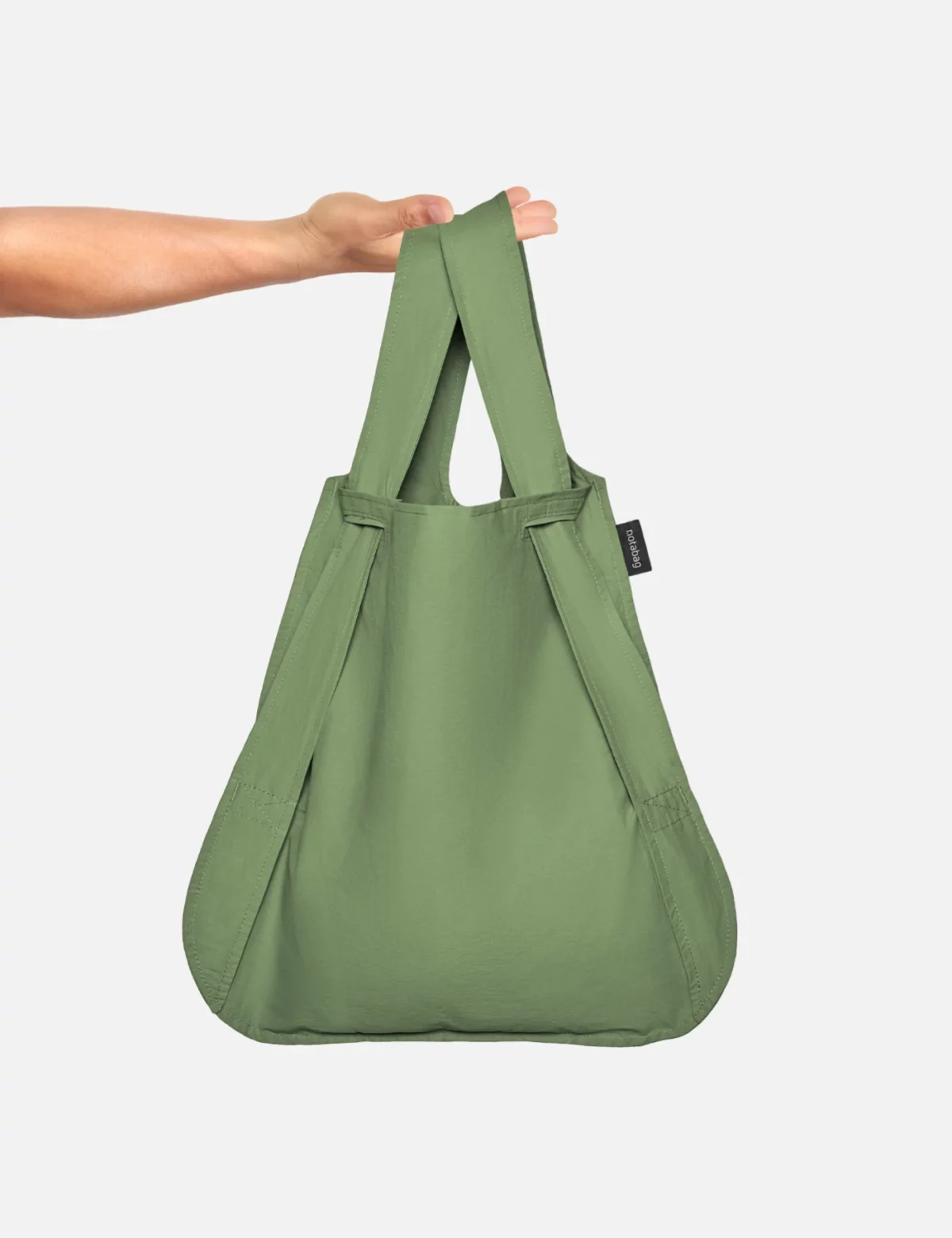 Notabag 2-in-1 Rucksack und Einkaufstasche – Uni Olive, Detailansicht 5 | One Horizon