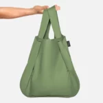 Notabag 2-in-1 Rucksack und Einkaufstasche – Uni Olive, Detailansicht 5 | One Horizon